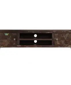 vidaXL TV Cabinet Solid Reclaimed Wood 140x30x45 cm