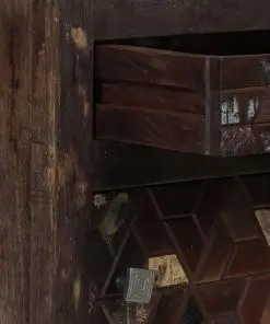 vidaXL Bedside Cabinet Solid Reclaimed Wood 40x30x50 cm