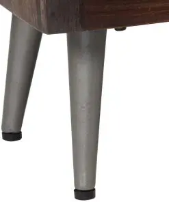 vidaXL Bedside Cabinet Solid Reclaimed Wood 40x30x50 cm