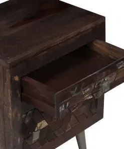 vidaXL Bedside Cabinet Solid Reclaimed Wood 40x30x50 cm