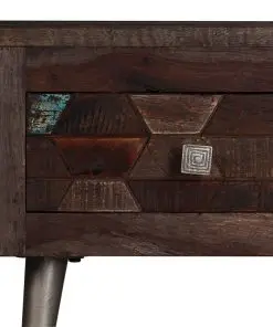 vidaXL Coffee Table Solid Reclaimed Wood 100x60x35 cm