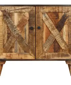 vidaXL Sideboard Solid Mango Wood 85x30x75 cm