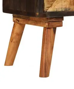 vidaXL Sideboard Solid Mango Wood 85x30x75 cm