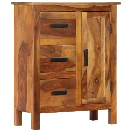 vidaXL Sideboard 65x30x80 cm Solid Sheesham Wood