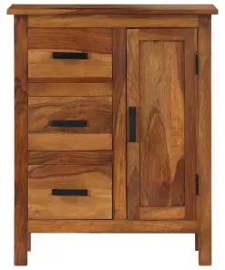 vidaXL Sideboard 65x30x80 cm Solid Sheesham Wood