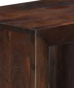 vidaXL Console Cabinet 40x30x110 cm Solid Acacia Wood