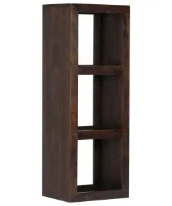vidaXL Console Cabinet 40x30x110 cm Solid Acacia Wood