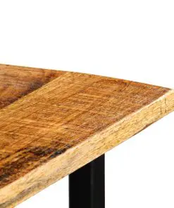 vidaXL Tractor Bar Table Solid Mango Wood Red 60x60x107 cm