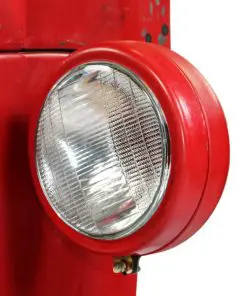 vidaXL Tractor Bar Table Solid Mango Wood Red 60x60x107 cm