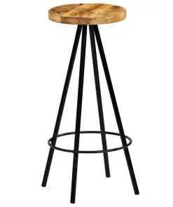 vidaXL Bar Chairs 4 pcs Solid Mango Wood
