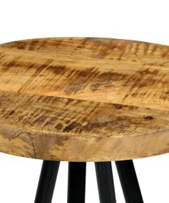 vidaXL Bar Chairs 4 pcs Solid Mango Wood