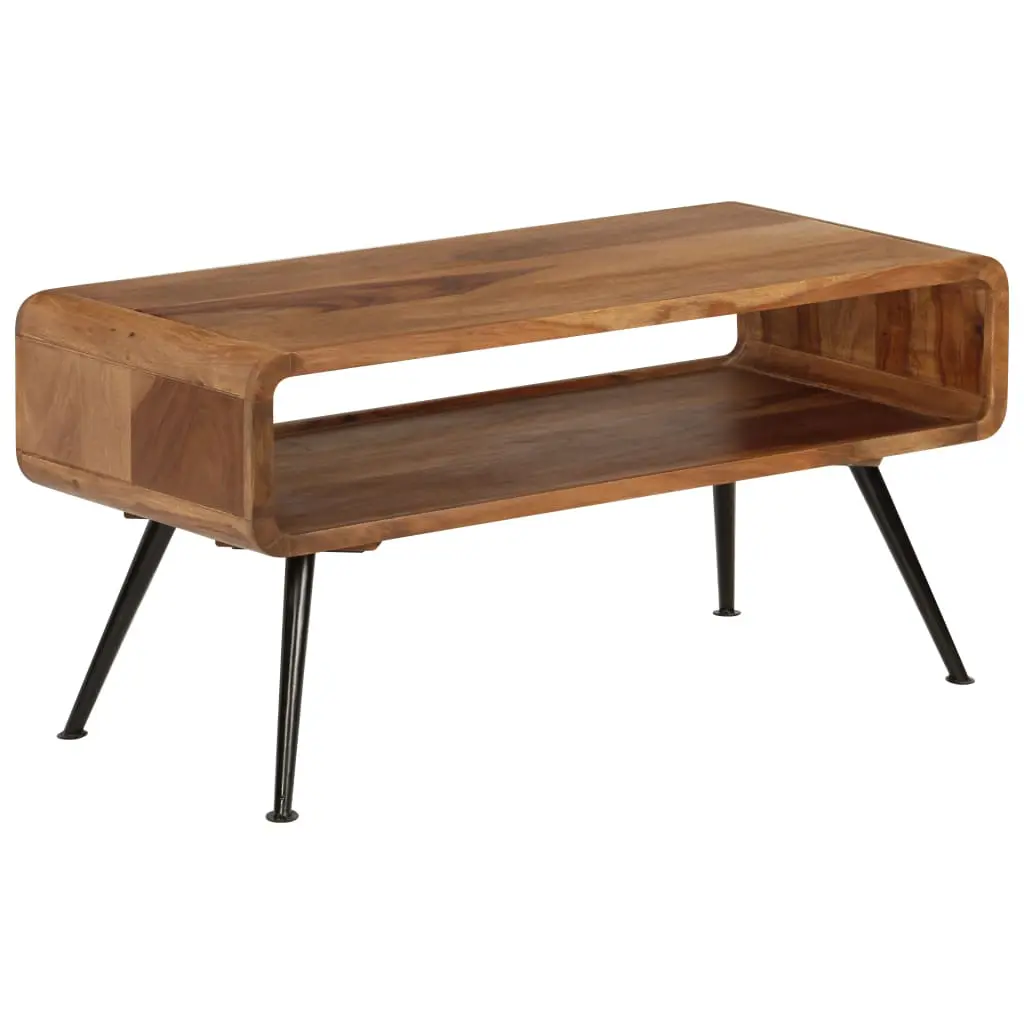 vidaXL Coffee Table Solid Sheesham Wood 95x40x45 cm