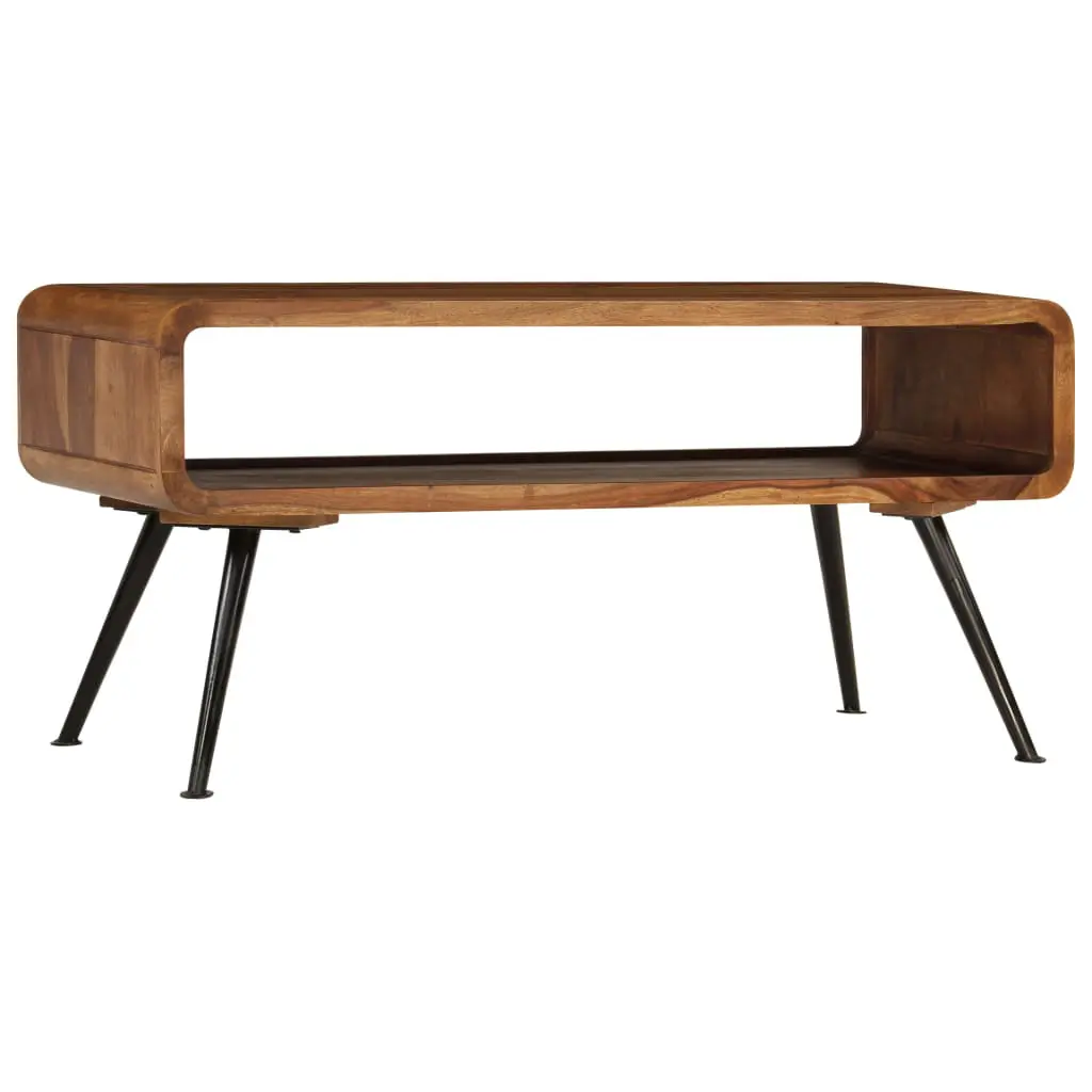 vidaXL Coffee Table Solid Sheesham Wood 95x40x45 cm