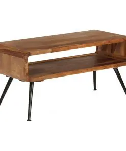 vidaXL Coffee Table Solid Sheesham Wood 95x40x45 cm