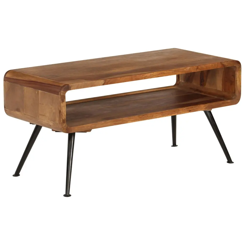 vidaXL Coffee Table Solid Sheesham Wood 95x40x45 cm