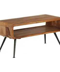vidaXL Coffee Table Solid Sheesham Wood 95x40x45 cm