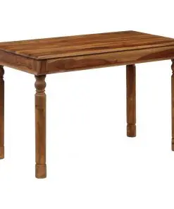 vidaXL Dining Table Solid Sheesham Wood 120x60x77 cm