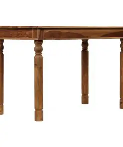 vidaXL Dining Table Solid Sheesham Wood 120x60x77 cm