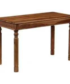 vidaXL Dining Table Solid Sheesham Wood 120x60x77 cm