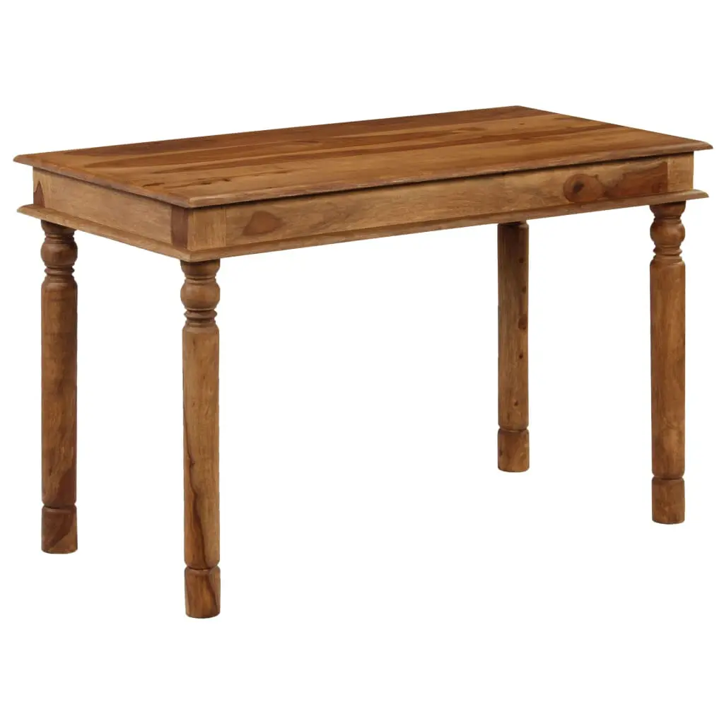 vidaXL Dining Table Solid Sheesham Wood 120x60x77 cm