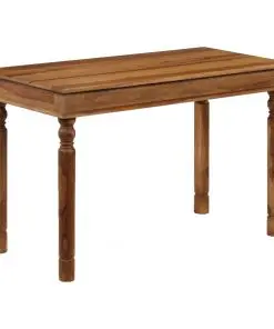 vidaXL Dining Table Solid Sheesham Wood 120x60x77 cm