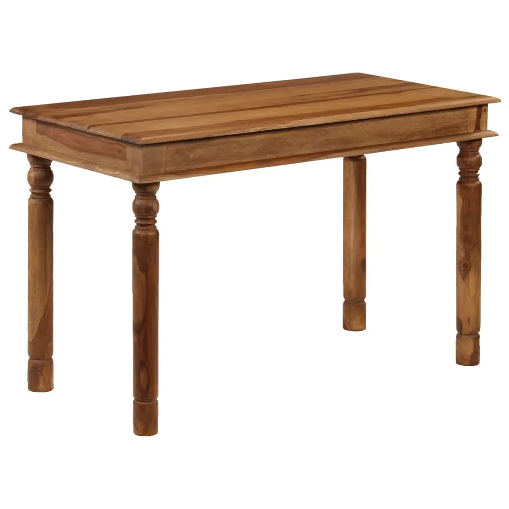 vidaXL Dining Table Solid Sheesham Wood 120x60x77 cm