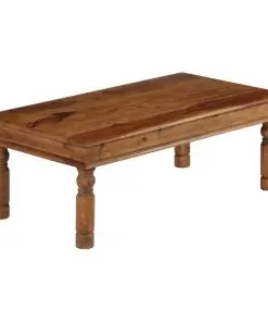 vidaXL Coffee Table Solid Sheesham Wood 110x60x40 cm