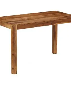 vidaXL Dining Table Solid Sheesham Wood 120x60x76 cm