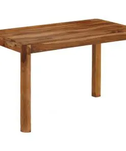 vidaXL Dining Table Solid Sheesham Wood 120x60x76 cm