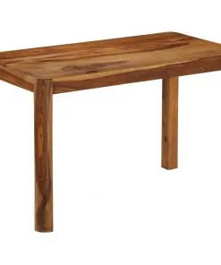 vidaXL Dining Table Solid Sheesham Wood 120x60x76 cm