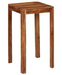 vidaXL Bar Table Solid Sheesham Wood 60x60x107 cm
