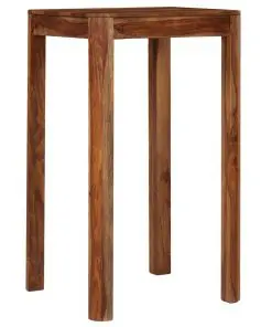 vidaXL Bar Table Solid Sheesham Wood 60x60x107 cm