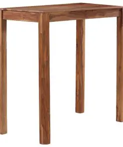 vidaXL Bar Table Solid Sheesham Wood 115x55x107 cm
