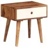 vidaXL Bedside Table Solid Sheesham Wood 45x30x45 cm