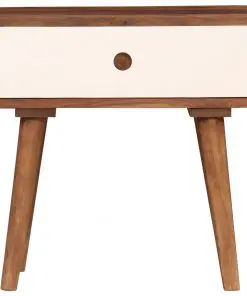 vidaXL Bedside Table Solid Sheesham Wood 45x30x45 cm