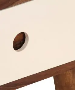 vidaXL Bedside Table Solid Sheesham Wood 45x30x45 cm