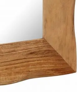 vidaXL Cosmetic Mirror 50×110 cm Solid Acacia Wood