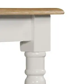 vidaXL Dining Table 120x60x76 cm Solid Mango Wood