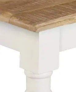 vidaXL Dining Table 120x60x76 cm Solid Mango Wood