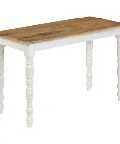 vidaXL Dining Table 120x60x76 cm Solid Mango Wood