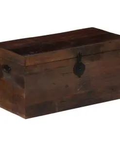 vidaXL Storage Box Solid Reclaimed Wood 80x40x40 cm