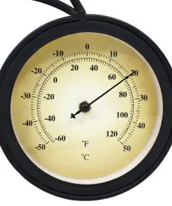 vidaXL Garden Wall Clock with Thermometer Bicycle Vintage