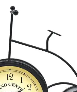 vidaXL Garden Wall Clock with Thermometer Bicycle Vintage