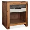 vidaXL Bedside Table Solid Acacia Wood 40x30x48 cm vidaXL Bedside Table Solid Acacia Wood 40x30x48 cm
