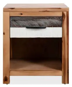 vidaXL Bedside Tables 2 pcs Solid Acacia Wood 40x30x48 cm