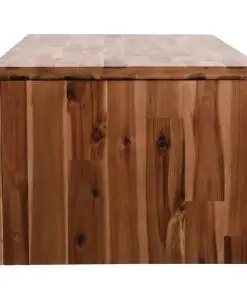 vidaXL Coffee Table Solid Acacia Wood 90x50x37.5 cm