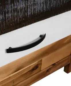 vidaXL Coffee Table Solid Acacia Wood 90x50x37.5 cm