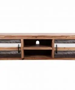 vidaXL TV Cabinet Solid Acacia Wood 120x35x40 cm