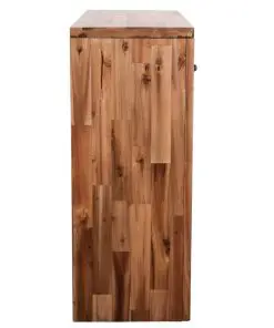 vidaXL Console Table Solid Acacia Wood 86x30x75 cm