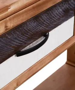 vidaXL Console Table Solid Acacia Wood 86x30x75 cm